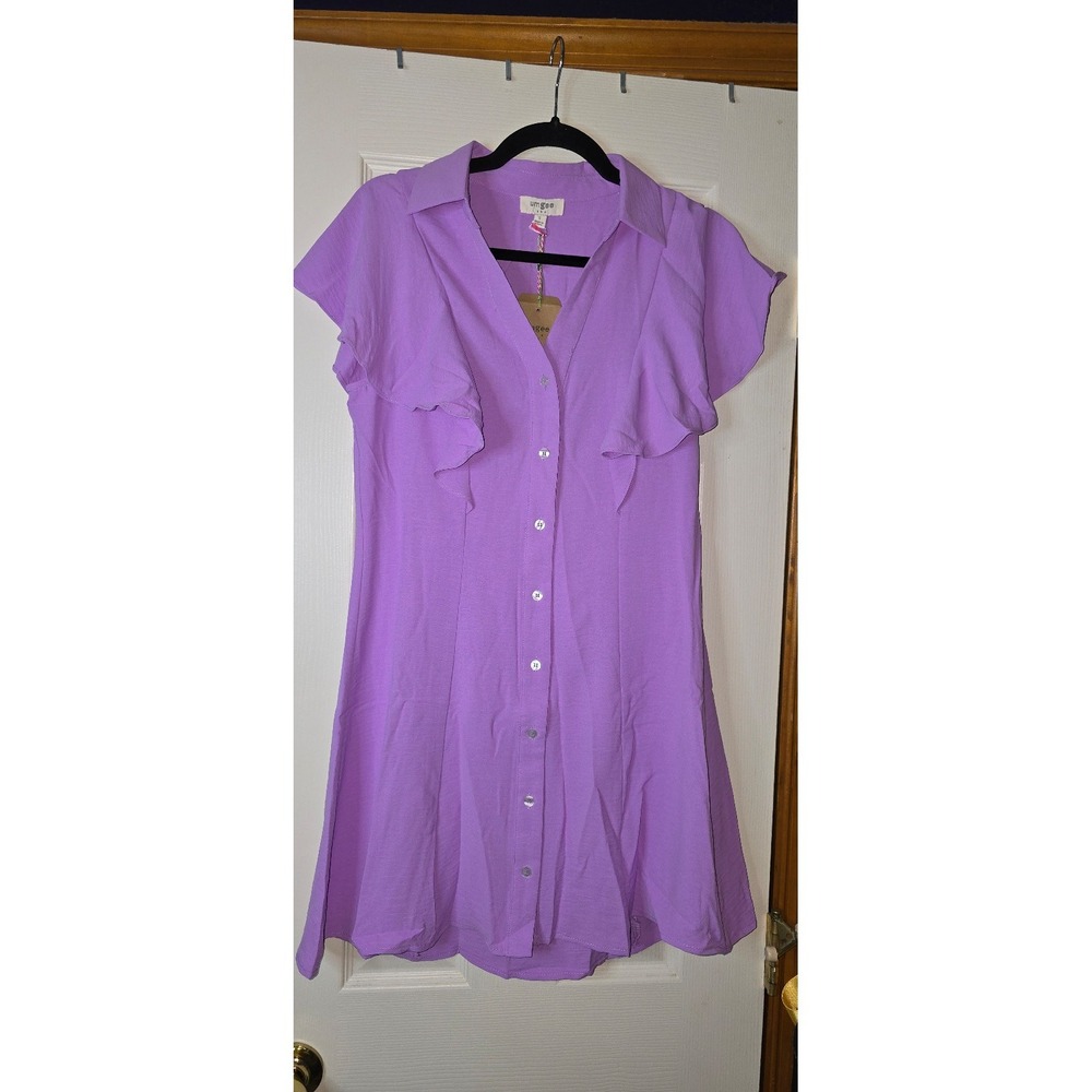 Women's S Umgee Lavender Dress Boho Cottagecore Fairycore Business Casual